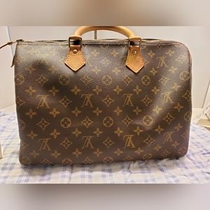 Louis Vuitton Monogram Speedy 35 VINTAGE Birthdate 9/1989!